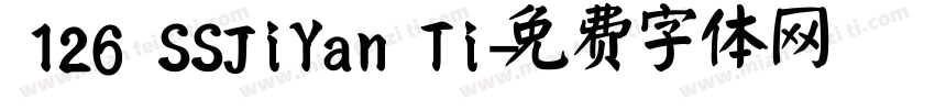 126 SSJiYan Ti字体转换